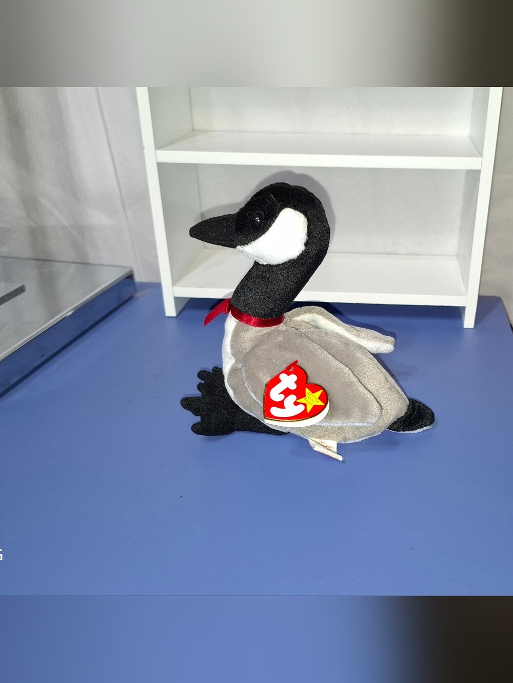 Ty Beanie Baby - Loosy The Goose - 1998. Collector with tags -Errors